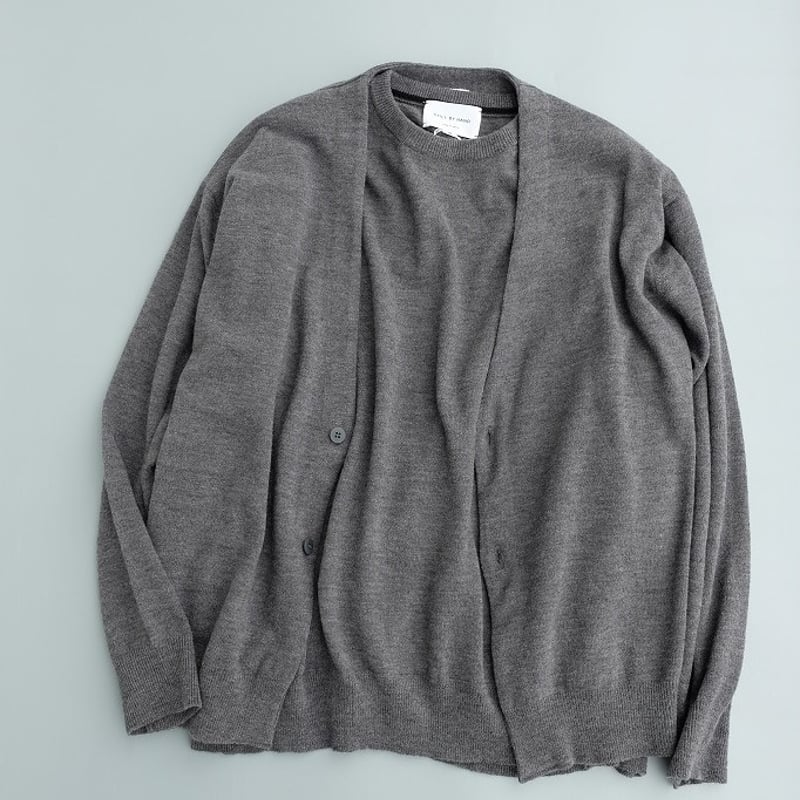 STILL BY HAND(スティルバイハンド) Silk mixed pullove