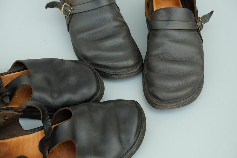 美品⭐️オーロラシューズ 24.5 ミドルイングリッシュ ビブラム ブラック AURORA SHOES オーロラ シューズ Middle English ミドル