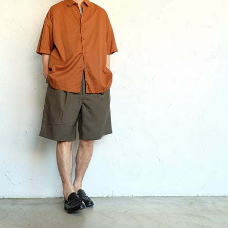 STILL BY HAND(スティルバイハンド)　　Wool Short Pants ‐super120’s‐　　PT10262　　　Olive