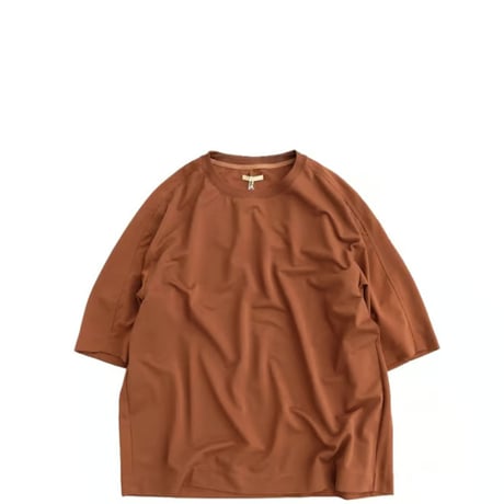 LAMOND  /  STICH WORK COOL TEE　　Brown