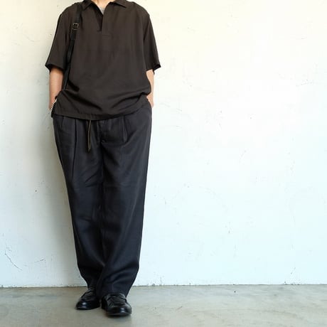 STILL BY HAND(スティルバイハンド)　　 Skipper Shirt　SH07262　　　Charcoal