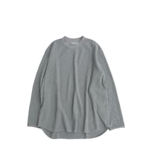 STILL BY HAND(スティルバイハンド)　　  Thermal L/S Tee　　CS01254　　　　Heather Gray