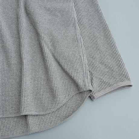 STILL BY HAND(スティルバイハンド)　　  Thermal L/S Tee　　CS01254　　　　Heather Gray