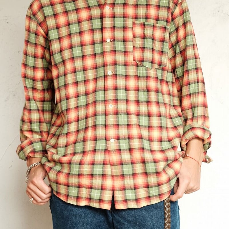 SUNSHINE+CLOUD サンシャインクラウド チェック　プルオーバー超美品 SUNSHINE＋CLOUD(サンシャインプラスクラウド) New-west CANC