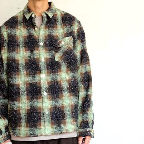 GROWN IN THE SUN(グローンインザサン)　 Malibu Shirt　　Green