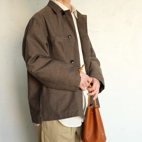 STILL BY HAND(スティルバイハンド)　　  Mixed colour shirt jacket　　BL04261