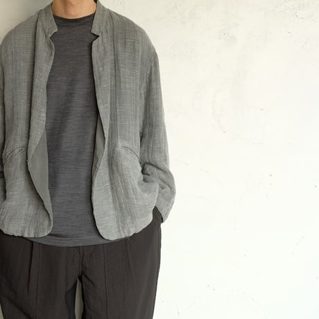 quitan(キタン)　　　　 BUTTONLESS  WEIRED JACKET