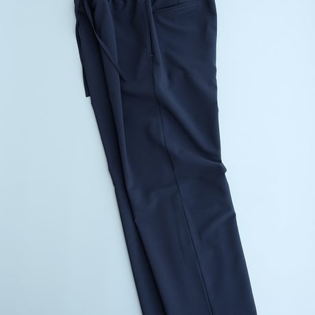 LAMOND(ラモンド)　　  New Semi Wide Shari Pants　　　　Navy Black