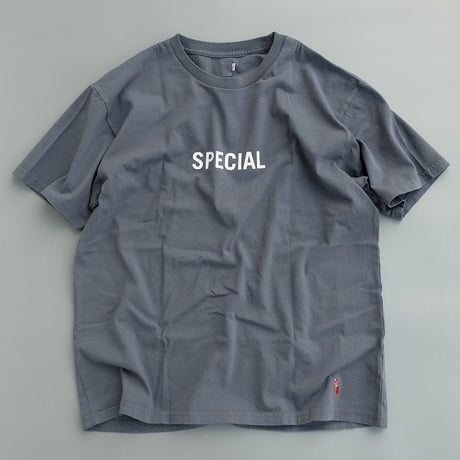 GROWN IN THE SUN(グローンインザサン)　　 S/S Tee　　　SPECIAL‐THANKS　　Charcoal