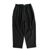 STILL BY HAND(スティルバイハンド)　　　 2 Tuck　Easy　Trousets　　PT1242　　　Black