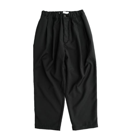STILL BY HAND(スティルバイハンド)　　　 2 Tuck　Easy　Trousets　　PT1242　　　Black