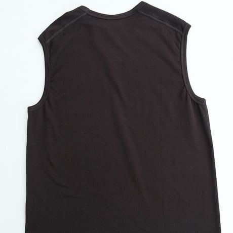 *A VONTADE(アボンタージ)　　Pique No Sleeve　　Black