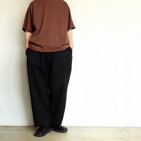 Kontor(コントール)　　   Relaxed-Fit  Extended-Sleeve  Tee　　Brown