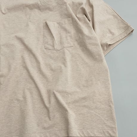 STILL BY HAND(スティルバイハンド)　　Dolman Sleeve Pocket Tee　　CS07262　　　Light Beige