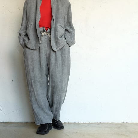quitan(キタン)　　　　 BUTTONLESS  WEIRED JACKET