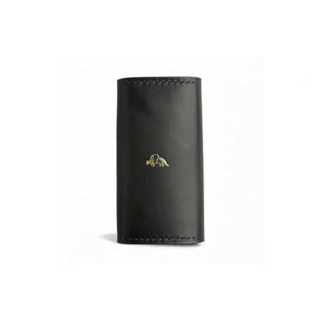 【美品】jacou ジャコウ JW004 ミニマムウォレット ブラック レザー Jacou JW004 ( minimum wallet ) | WEED & STONE D