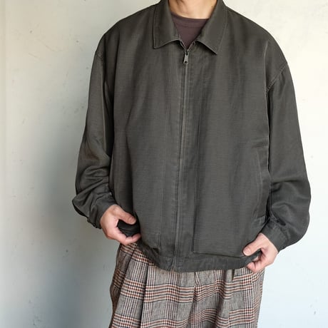 STILL BY HAND(スティルバイハンド)　　　  Pigment print zip up blouson    BL05261
