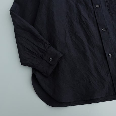 STILL BY HAND(スティルバイハンド)　　　  Wool Linen Regular Collar Shirt　　SH03254