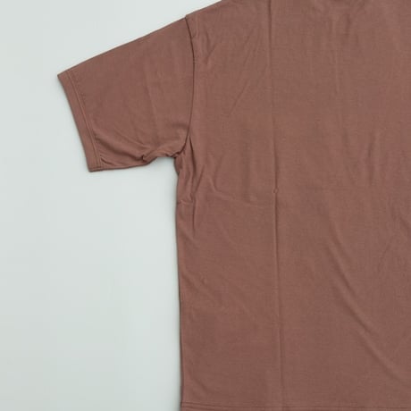 STILL BY HAND(スティルバイハンド)　　  Ringer T-Shirt　　CS03262　　　Brown