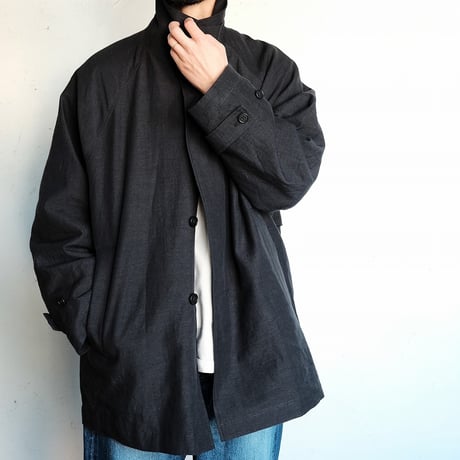 STILL BY HAND(スティルバイハンド)　　　  Stand Fall Collar Half Coat　　CO01251