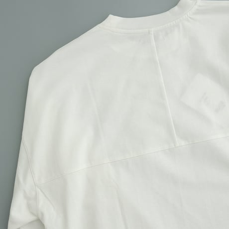 LAMOND(ラモンド)　　  O/C LOOSE FOOTBALL TEE　　　White
