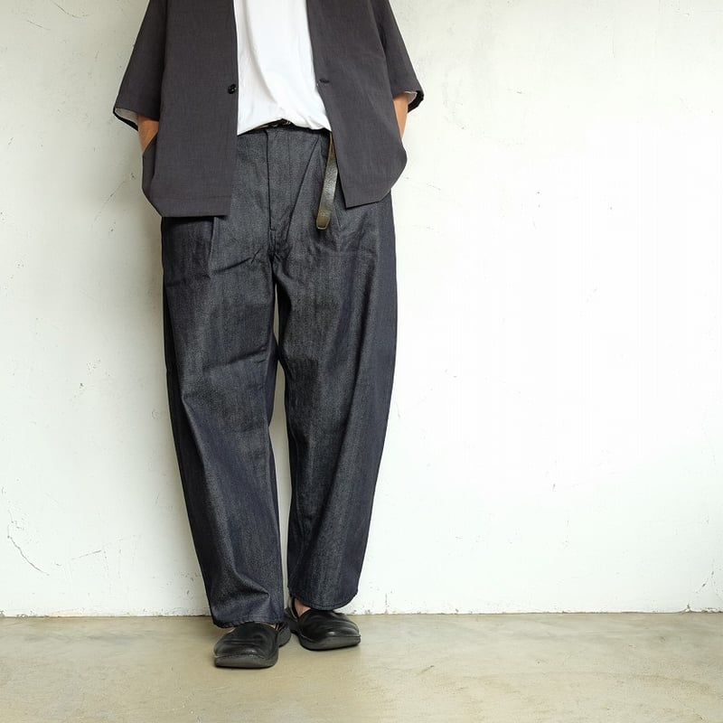 GB ワイドボーイ AZUL DENIM フロントタックワイドデニム｜WOMEN｜250ISB11-213J