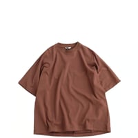 Kontor(コントール)　　   Relaxed-Fit  Extended-Sleeve  Tee　　Brown