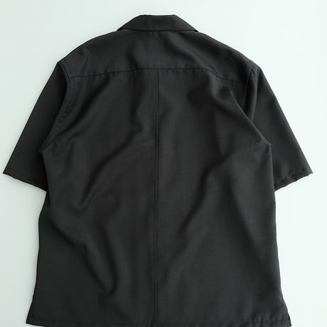 STILL BY HAND(スティルバイハンド)　　　　Open Collar　Shirt　　　　SH01242　　　　Black
