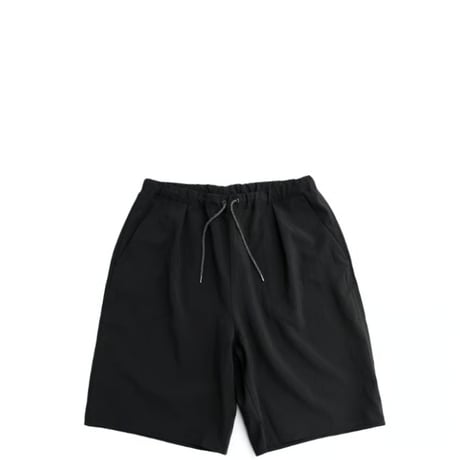 LAMOND - Wide TC Weather Shorts - Black Regular Fit Super