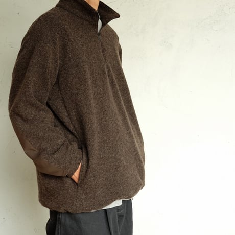 *A VONTADE(アボンタージ)　　  Wool Pile Half Zip Jacket