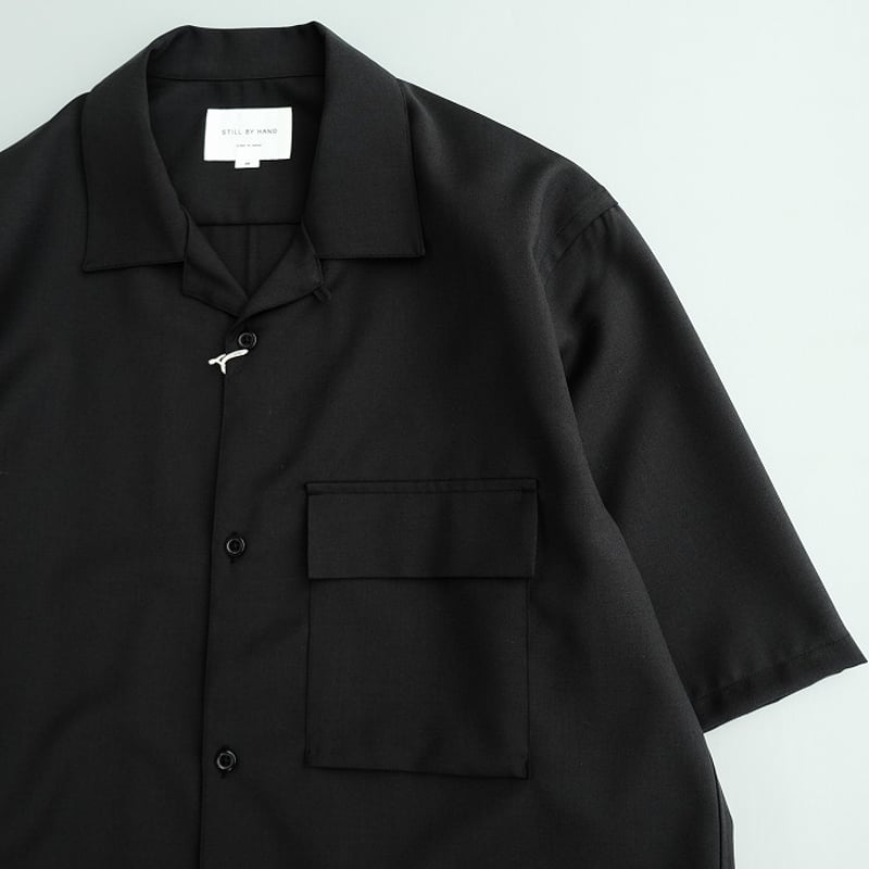 美品 STILL BY HAND スティルバイハンド シャツ STILL BY HAND(スティルバイハンド) Open Collar Shirt