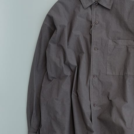 Kontor(コントール)　　  Garment-dye Relax Shirt　　　Charcoal