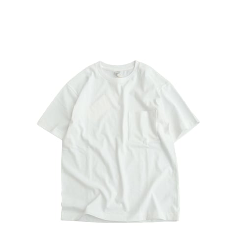 *A VONTADE(アボンタージ)　　  7.5oz Pocket T-Shirts SS 　　　White