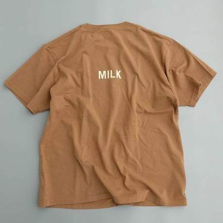 GROWN IN THE SUN(グローンインザサン)　　 S/S Tee　　COFFEE-MILK　　　Brown