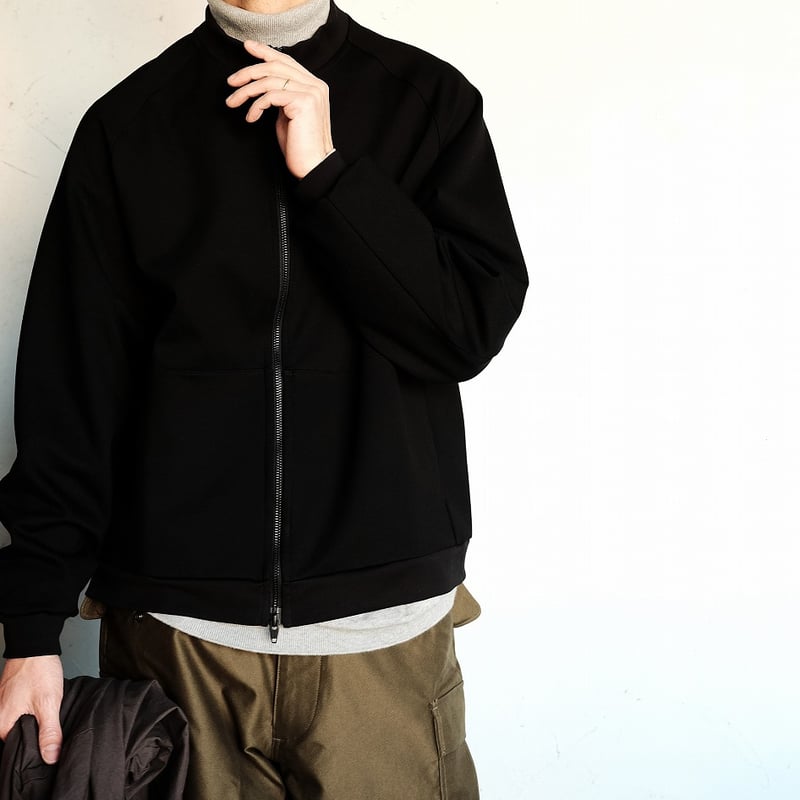 LAMOND(ラモンド) STAND NECK SILKY BLOUSON | ART S