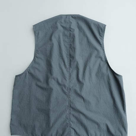 STILL BY HAND(スティルバイハンド)　　　 Typewriter Work Vest　　VE02242　　　　Teal Blue