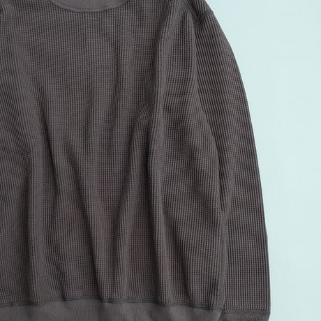 *A VONTADE(アボンタージ)    Big Waffle Crew Top　　　Charcoal