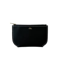 Jacou(ジャコウ)　 JW007 　pouch wallet M　　Black