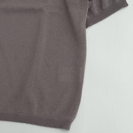 STILL BY HAND(スティルバイハンド)　　  Half Sleeve Summer Knit　　NO02262　　　　BlueGray