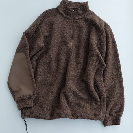 *A VONTADE(アボンタージ)　　  Wool Pile Half Zip Jacket