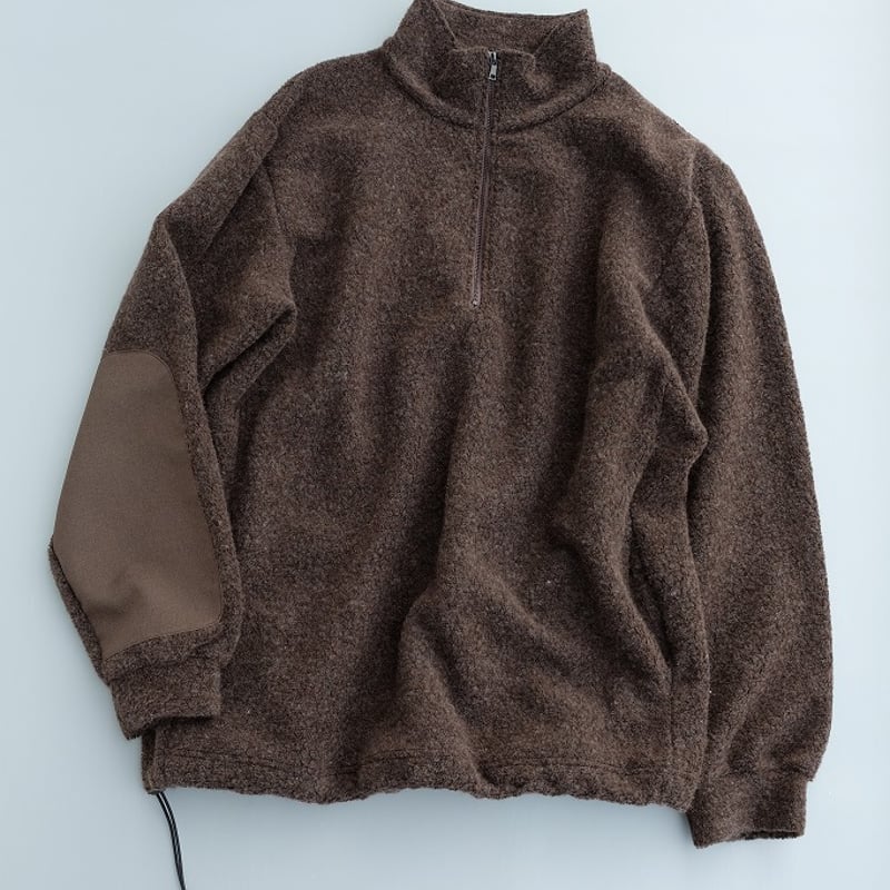 A VONTADE(アボンタージ) Wool Pile Half Zip Jacket