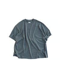 holk(ホーク)　　　  Wool S/S Tshirt　　　Gray