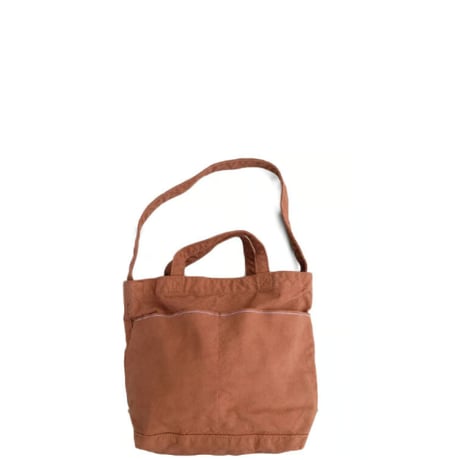 GROWN IN THE SUN(グローンインザサン)　　 Little Maket Bag　　Coffee