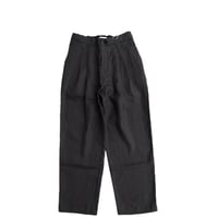STILL BY HAND(スティルバイハンド)　　　  Linen 2Tuck Trousers　PT02262　　　Charcoal