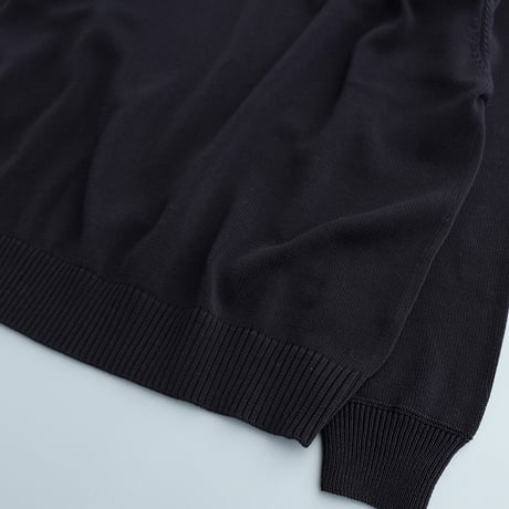 STILL BY HAND(スティルバイハンド)　　  10G cotton sweater　　　KN04261　　　   DarkCharcoal