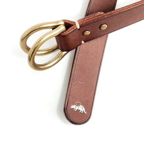 Jacou(ジャコウ)　 shell ring belt  　D.BROWN