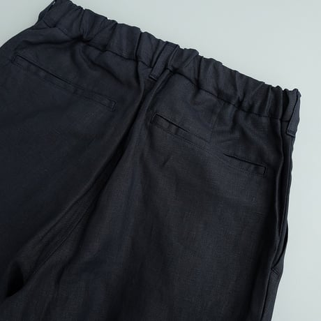 STILL BY HAND(スティルバイハンド)　　　  Linen 2Tuck Trousers　PT02262　　　Dark Navy