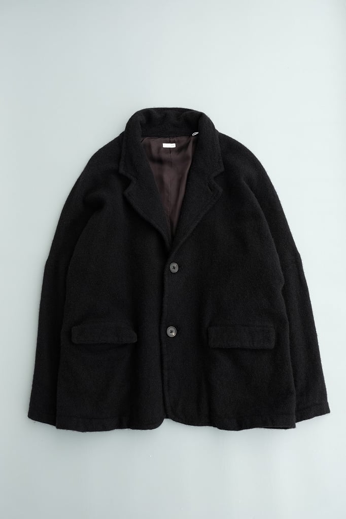 u*6様 holk 縮絨 2B jacket black 着物スリーブ holk(ホーク) 2B Jacket 縮絨Wool | ART SCAPE WEB