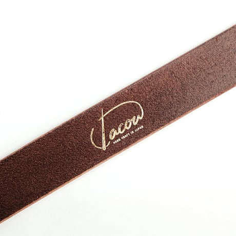 Jacou(ジャコウ)　 shell ring belt  　D.BROWN