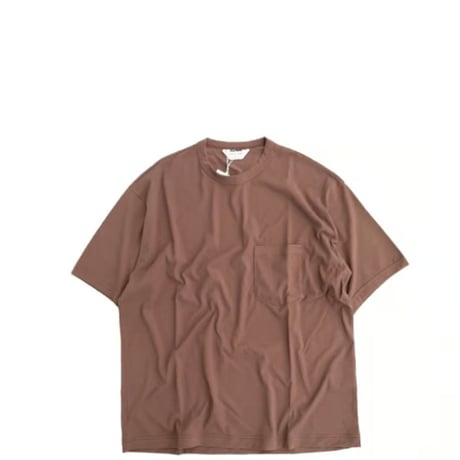 STILL BY HAND(スティルバイハンド)　　  Ringer T-Shirt　　CS03262　　　Brown